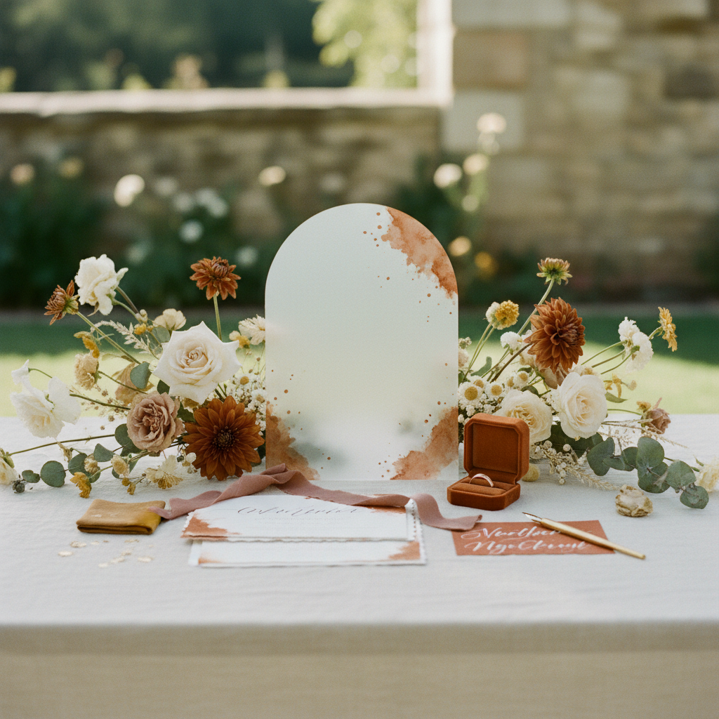 Burnt Orange Wedding Signs: The 2025 Color Trend That's Taking Over Fall Weddings