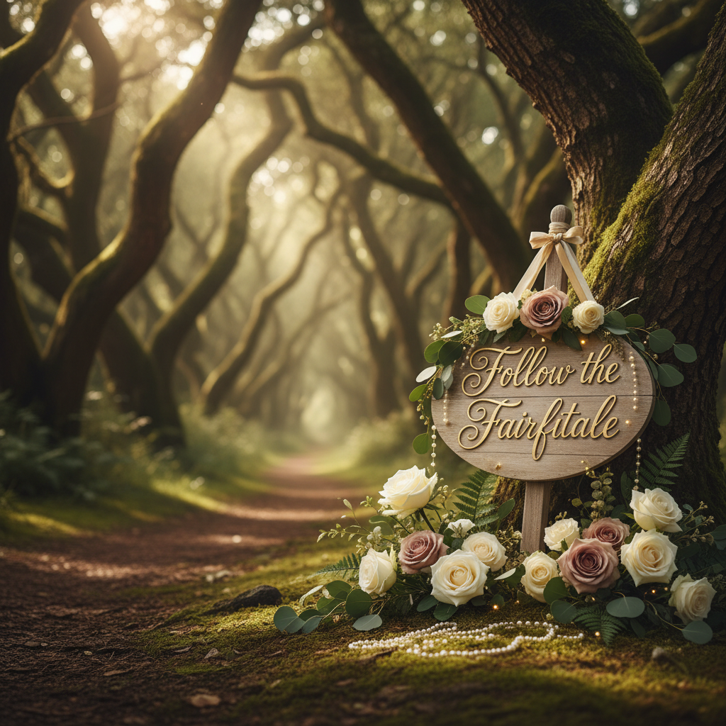 Enchanted Forest Wedding Signs: Creating Fairytale Magic with Woodland Romance & Whimsical Charm