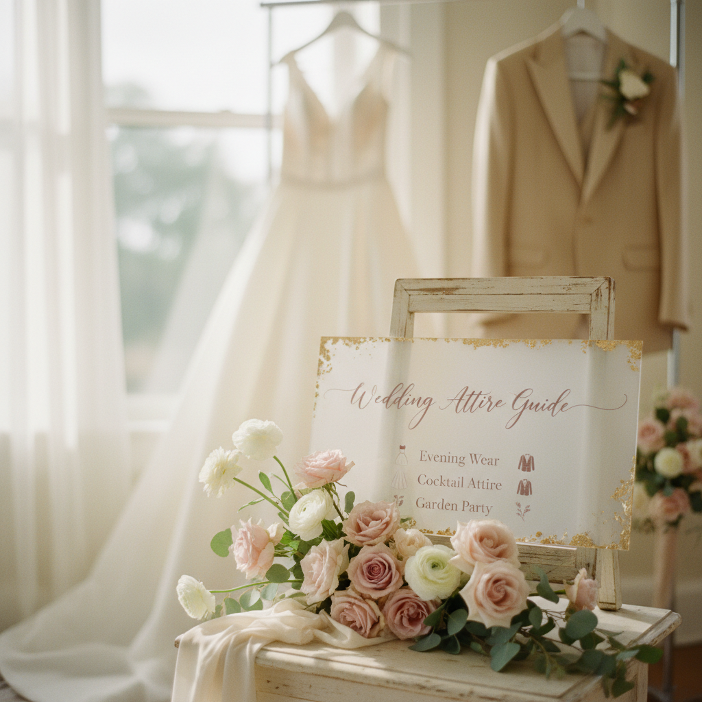 Wedding Attire Sign Etiquette: The Complete Guide to Dress Code Signage