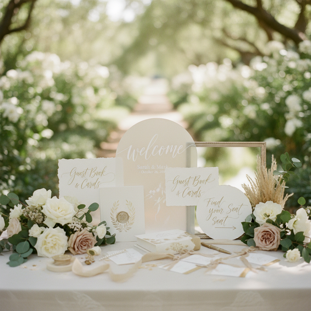 Wedding Sign Etiquette: What You Need & Where to Place Them | AI Wedding Sign