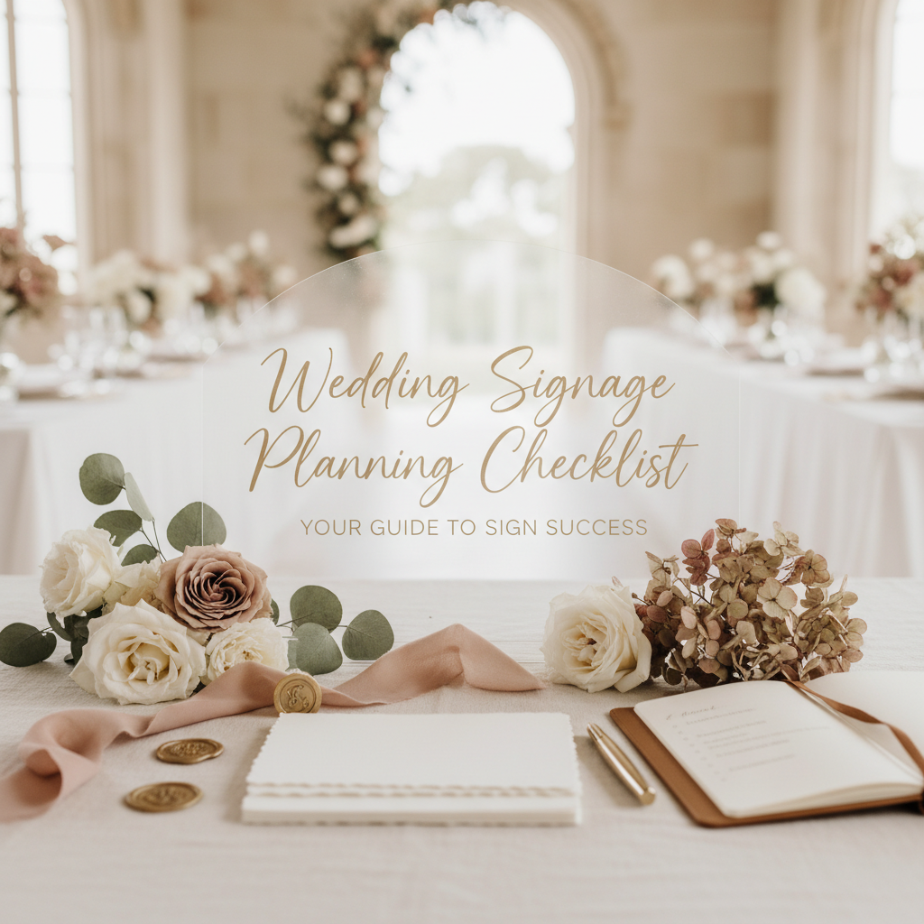 Wedding Signage Planning Checklist: The Complete Guide to Wedding Sign Success