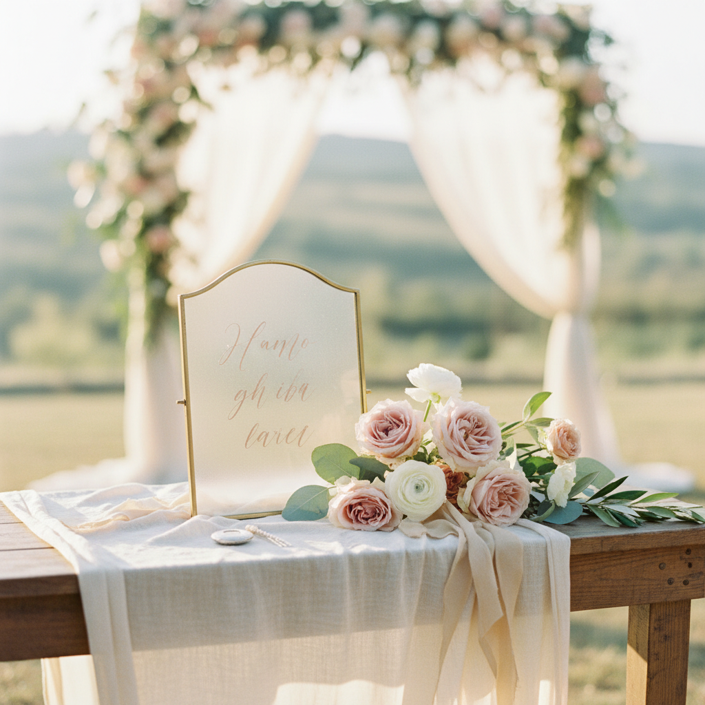 Wedding Memorial Signs: Wording, Display Ideas & Meaningful Placement